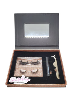 3D Luxury Faux Mink Eye Lash Kit