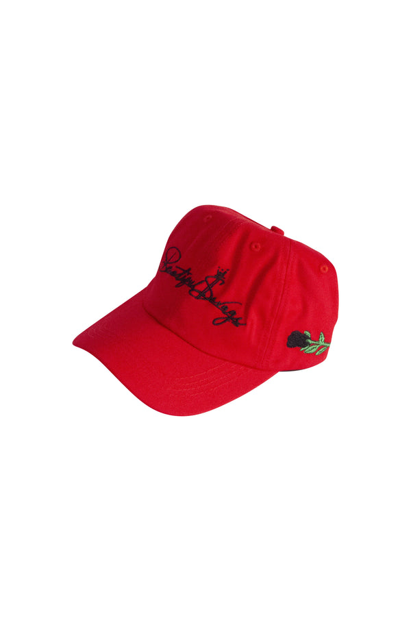 Red Solid Beautiful Savage Hat